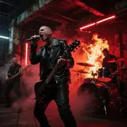 金属说唱燃 - AI音乐作品封面